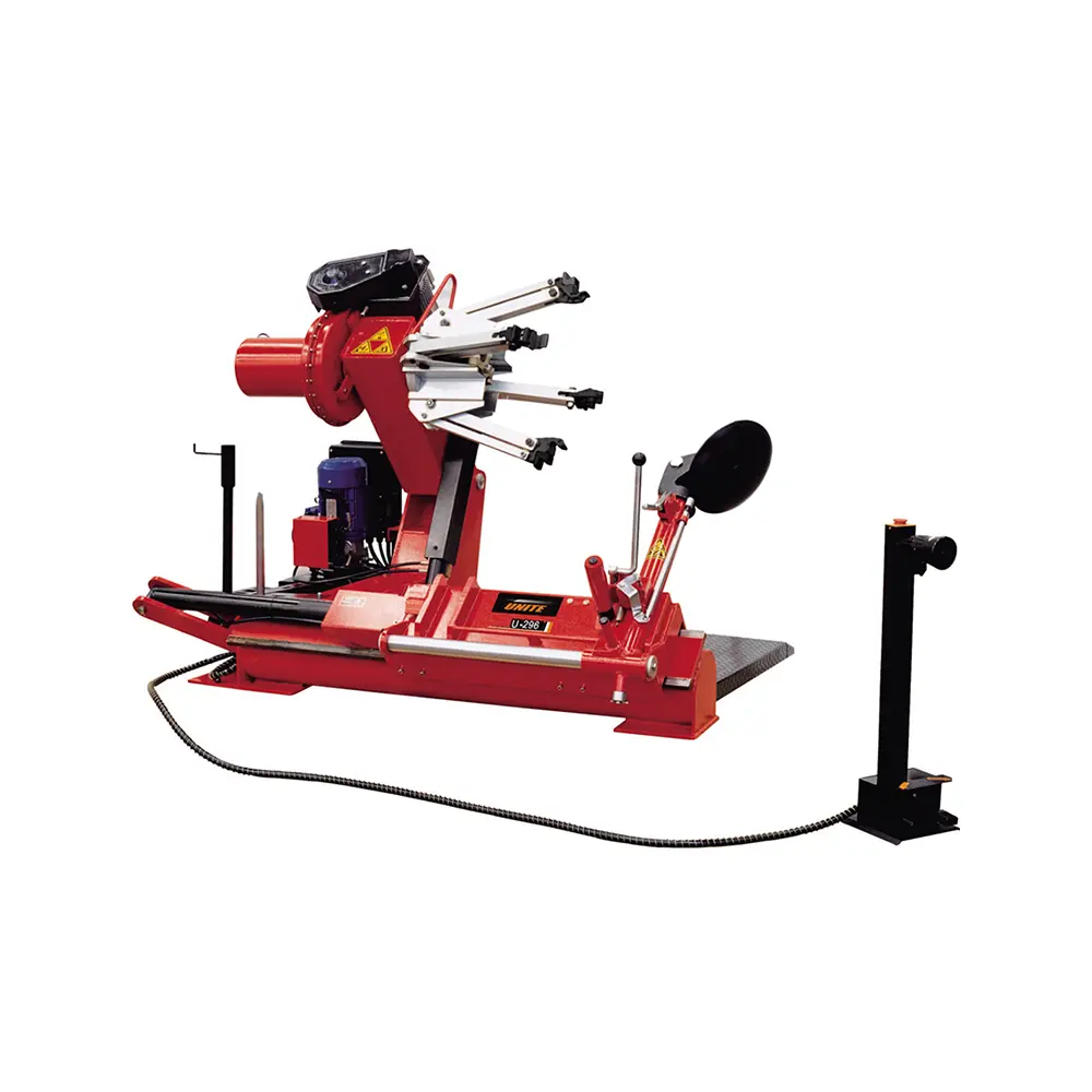 Máy ra vào lốp xe tải 2.2 kw, 1600 mm (màu đỏ RAL3002)