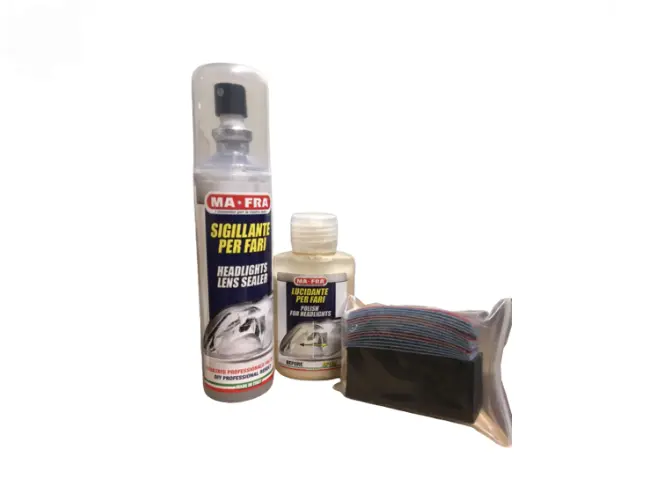 Bộ hóa chất phục hồi đèn pha REGENERA HEADLIGHT RESTORATION KIT (6 chi tiết)