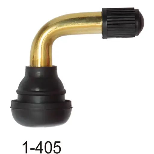 [TATE-1-405] Van lốp xe không săm cho xe máy (cong - đầu chụp nhựa)
