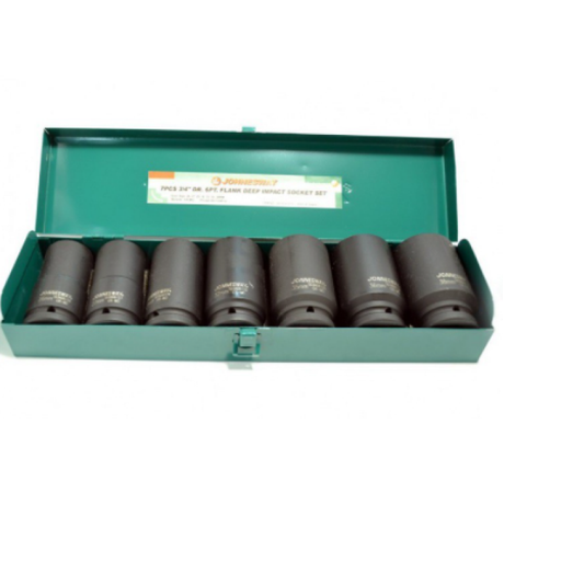 [JONN-S03AD6107S] Bộ khẩu súng vặn ốc 3/4" hệ mét 7ct ( khẩu dài) model: S03AD6107S